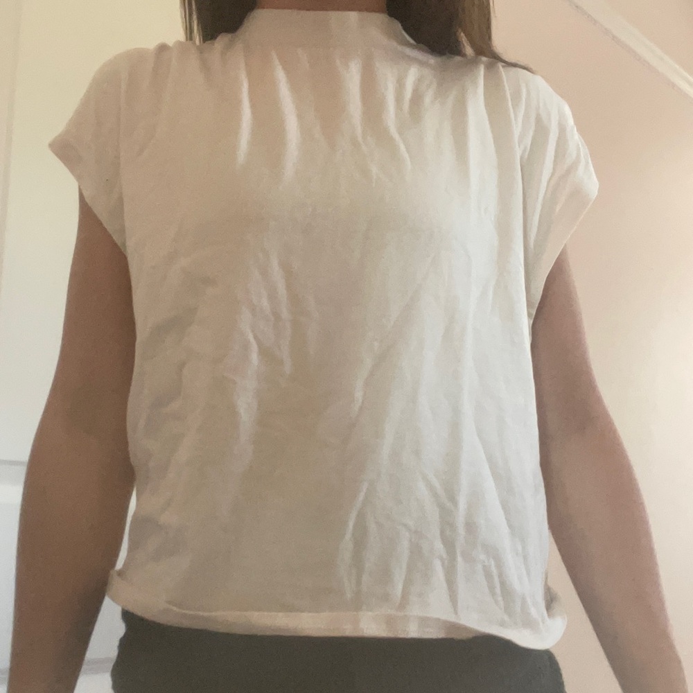 cream t shirt